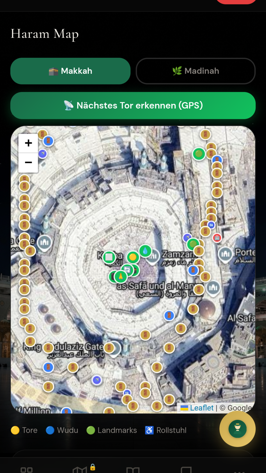 Haram-Karte mit GPS