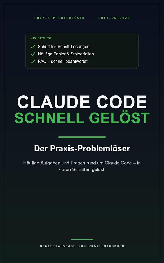 Cover: Claude Code – Schnell gelöst